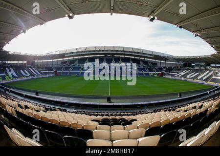 Hull, Royaume-Uni. 14th janvier 2023. Vue générale de l'intérieur du KCOM Stadium, stade d'origine de Hull City avant le match de championnat Sky Bet Hull City vs Huddersfield Town au MKM Stadium, Hull, Royaume-Uni, 14th janvier 2023 (photo de Ben Early/News Images) à Hull, Royaume-Uni le 1/14/2023. (Photo par Ben Early/News Images/Sipa USA) crédit: SIPA USA/Alay Live News Banque D'Images