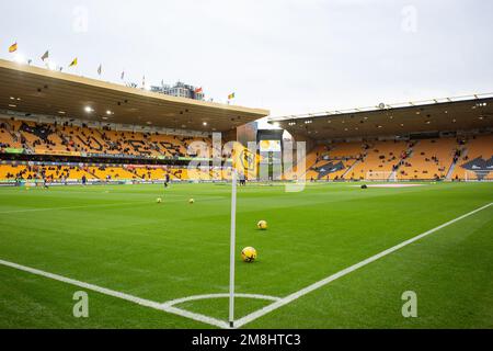 Vue générale du stade avant le match de la Premier League entre Wolverhampton Wanderers et West Ham United à Molineux, Wolverhampton, le samedi 14th janvier 2023. (Crédit : Gustavo Pantano | ACTUALITÉS MI) crédit : ACTUALITÉS MI et sport /Actualités Alay Live Banque D'Images