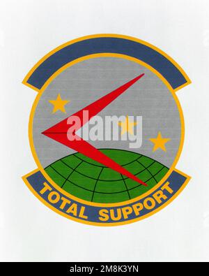 Patch conçu et tiré à LA BASE DE LA FORCE AÉRIENNE DE MAXWELL, ALABAMA, États-Unis - EMBLÈMES ORGANISATIONNELS de LA FORCE AÉRIENNE - 1995...439th Escadron de soutien logistique - Date exacte prise de vue inconnue. Agence de recherche historique de la Force aérienne, 95-234. Pays : inconnu Banque D'Images