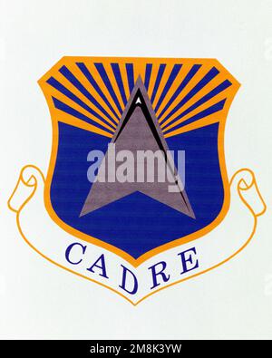 Patch conçu et tourné à LA BASE DE LA FORCE AÉRIENNE DE MAXWELL, ALABAMA, USA - EMBLÈMES ORGANISATIONNELS DE LA FORCE AÉRIENNE - 1995...CADRE - Date exacte prise de vue inconnue. Agence de recherche historique de la Force aérienne, 95-239. Pays : inconnu Banque D'Images