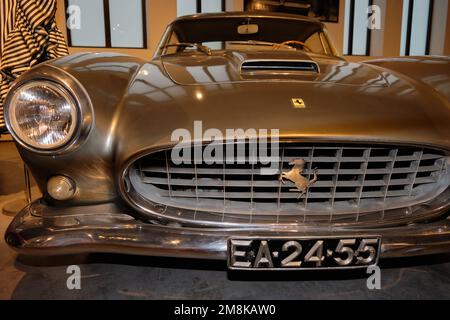 1956 Ferrari 250 GT Speciale berlinetta au musée de l'automobile de Málaga, Espagne. Banque D'Images