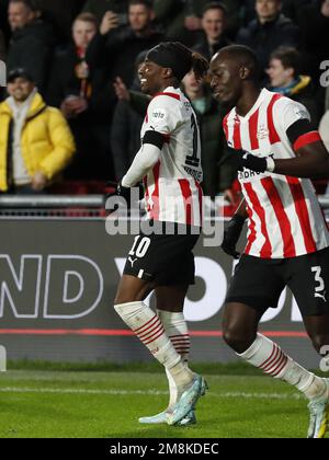 EINDHOVEN - Noni Madueke du PSV Eindhoven lors du match amical entre le PSV et l'AC Milan au stade Phillips sur 30 décembre 2022 à Eindhoven, pays-Bas. AP | hauteur hollandaise | Bart Stoutjesdijk Banque D'Images