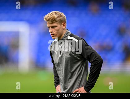 Le défenseur de Plymouth Argyle Saxon Earley (24) lors du match Sky Bet League 1 Ipswich Town vs Plymouth Argyle à Portman Road, Ipswich, Royaume-Uni, 14th janvier 2023 (photo de Stanley Kasala/News Images) Banque D'Images