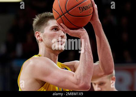 Deutsche Basketball Bundesliga 2022/2023 | FC Bayern München vs ALBA Berlin. LAMMERS Ben (ALBA Berlin BER44) Banque D'Images