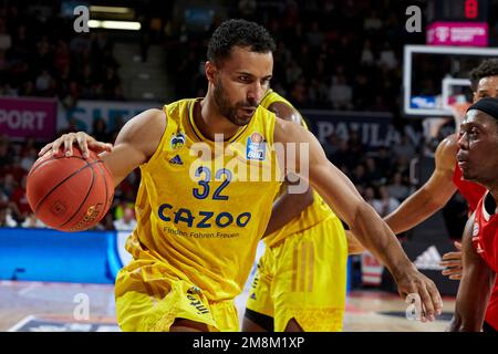 Deutsche Basketball Bundesliga 2022/2023 | FC Bayern München vs ALBA Berlin. THIEMANN Johannes (ALBA Berlin BER32) Banque D'Images