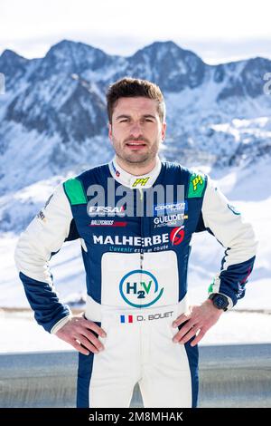 BOUET David (FR) WRM DE CHANOINE M. / SRD COURSE, portrait lors du Clio Ice Trophy 2023 2023 - GSeries G1 sur le circuit Andorre - pas de la Casa, on 14 janvier 2023 à Encamp, Andorre - photo Damien Doumergue / DPPI crédit: DPPI Media/Alay Live News Banque D'Images