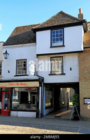 Ely, porte de Steeple, porte médiévale de l'abbaye, Cambridgeshire, Angleterre Banque D'Images