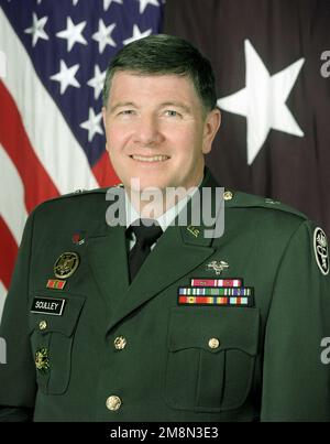 Portrait du brigadier-général Patrick D. Sculley (à découvert) de l'armée américaine. Base: Washington État: District de Columbia (DC) pays: Etats-Unis d'Amérique (USA) Banque D'Images
