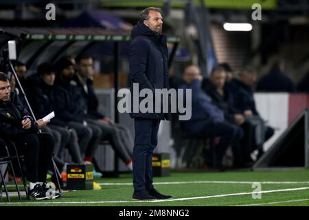 Pays-Bas. 14th janvier 2023. ROTTERDAM - Sparta Rotterdam entraîneur Maurice Steijn pendant le match néerlandais Eredivisie entre Sparta Rotterdam et Excelsior à Sparta Stadion Het Kasteel sur 14 janvier 2023 à Rotterdam, pays-Bas. ANP JEROEN PUTMANS crédit: ANP/Alay Live News Banque D'Images