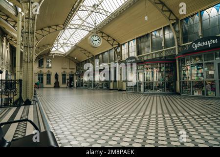 Gare de Vitebsk à St. Petersbourg - 2022 septembre. Photo de haute qualité Banque D'Images
