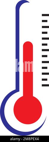 logo termometer motif illustration Illustration de Vecteur