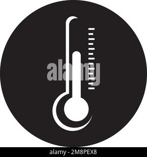 logo termometer motif illustration Illustration de Vecteur