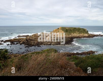 Cabo de higer dans le pays basque de hondarribia Banque D'Images