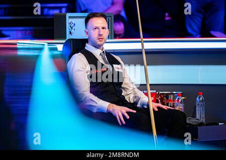 Londres, Royaume-Uni. 15th janvier 2023. Judd Trump contre Stuart Bingham en finale pendant le Maître Cazoo 2023 - la finale au Palais Alexandra le dimanche, 15 janvier 2023 à LONDRES EN ANGLETERRE. Credit: Taka G Wu/Alay Live News Banque D'Images