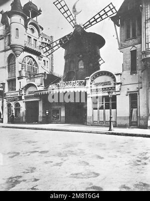 Eugène Atget (photographe d'architecture français) - Moulin Rouge Banque D'Images