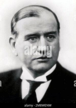 Édouard Daladier (1884 – 1970) politicien socialiste français et Premier ministre français Banque D'Images