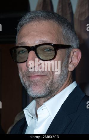 Vincent Cassel assiste à l'Astérix et Obelix: L'Empire du milieu première au Grand Rex Cinéma à Paris, France sur 15 janvier 2023. Photo d'Aurore Marechal/ABACAPRESS.COM Banque D'Images