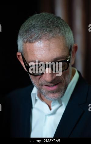 Vincent Cassel assiste à l'Astérix et Obelix: L'Empire du milieu première au Grand Rex Cinéma à Paris, France sur 15 janvier 2023. Photo d'Aurore Marechal/ABACAPRESS.COM Banque D'Images