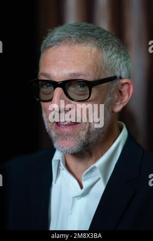 Vincent Cassel assiste à l'Astérix et Obelix: L'Empire du milieu première au Grand Rex Cinéma à Paris, France sur 15 janvier 2023. Photo d'Aurore Marechal/ABACAPRESS.COM Banque D'Images