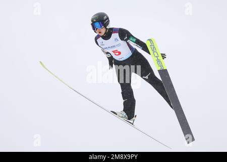 Lake Placid, NY, États-Unis. 13th janvier 2023. Haruka Kasai (JPN) Nordic Combined : individuel des femmes Gundersen NH/5km au complexe olympique de saut pendant le lac Placid 2023 FISU World University Games hiver à Lake Placid, NY, USA . Credit: YUTAKA/AFLO SPORT/Alay Live News Banque D'Images