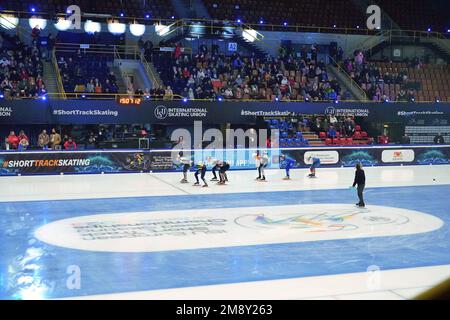 Vue d'ensemble pendant les Championnats d'Europe de l'UIP court-circuit sur 14 janvier 2023 à Hala Olivia à Gdansk, Pologne crédit: SCS/Soenar Chamid/AFLO/Alamy Live News Banque D'Images