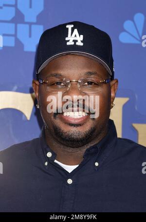 Pasadena, Californie, États-Unis. 15th janvier 2023. Carl Tart arrive à la tournée de presse d'hiver 2023 de l'ECA - NBCUniversal tenue à l'hôtel Langham Huntington à Pasadena, CA sur 15 janvier 2023. © Janet Gough / AFF-USA.COM Credit: AFF/Alamy Live News Banque D'Images