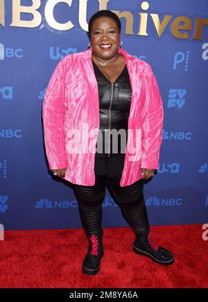 Pasadena, Californie, États-Unis. 15th janvier 2023. Lacretta arrivant à la tournée de presse d'hiver 2023 de l'ECA - NBCUniversal tenue à l'hôtel Langham Huntington à Pasadena, CA sur 15 janvier 2023. © Janet Gough / AFF-USA.COM Credit: AFF/Alamy Live News Banque D'Images