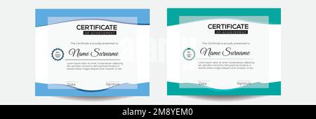 Modèle de certificat professionnel. conception de certificat, modèle de certificat. Conçu pour les diplômes, les récompenses, les affaires, l'université, l'école, et d'entreprise Illustration de Vecteur