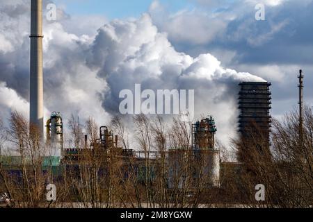 ThyssenKrupp Steel Europe AG, usine de cokéfaction de Schwelgern Banque D'Images