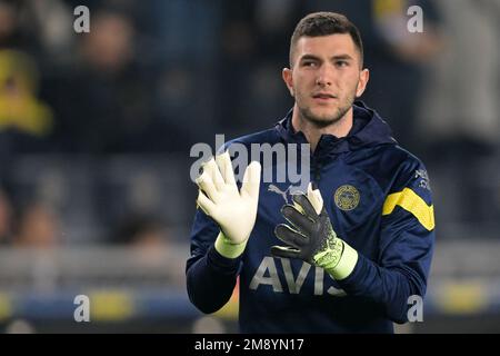 ISTANBUL - Fenerbahce SK gardien de but Ertugrul Cetin pendant le match turc Super LIG entre Fenerbahce AS et Galatasaray COMME au stade Ulker sur 8 janvier 2023 à Istanbul, Turquie. AP | hauteur néerlandaise | GERRIT DE COLOGNE Banque D'Images
