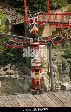 Hell's Gate Airtram dans le Fraser Canyon, Colombie-Britannique, Canada Banque D'Images