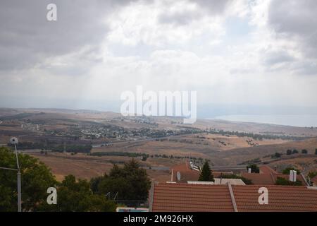 Région autour du Mont Meron - Safe, Rosh Pina en haute Galilée, Israël Banque D'Images