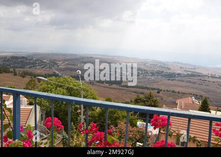 Région autour du Mont Meron - Safe, Rosh Pina en haute Galilée, Israël Banque D'Images