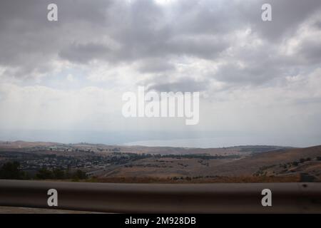 Région autour du Mont Meron - Safe, Rosh Pina en haute Galilée, Israël Banque D'Images