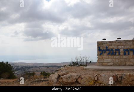 Région autour du Mont Meron - Safe, Rosh Pina en haute Galilée, Israël Banque D'Images