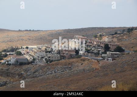 Région autour du Mont Meron - Safe, Rosh Pina en haute Galilée, Israël Banque D'Images