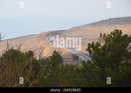 Région autour du Mont Meron - Safe, Rosh Pina en haute Galilée, Israël Banque D'Images