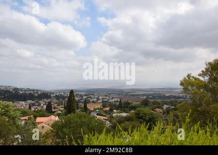 Région autour du Mont Meron - Safe, Rosh Pina en haute Galilée, Israël Banque D'Images