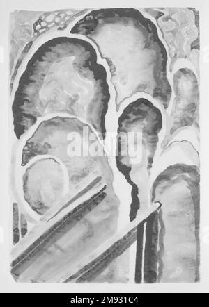 Blue #1 Georgia O'Keeffe (cuisine américaine, 1887-1986). Bleu #1, 1916. Aquarelle, graphite, sur papier, 15 15/16 x 10 15/16 cm (40,5 x 27,8 cm). Art américain 1916 Banque D'Images