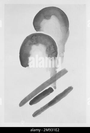 Blue #4 Georgia O'Keeffe (cuisine américaine, 1887-1986). Bleu #4, 1916. Aquarelle sur papier, 15 15/16 x 10 15/16 cm (40,5 x 27,8 cm). Dans ses premières abstractions, O’Keeffe a rendu les mêmes formes organiques douces et fluides qu’elle l’a fait dans sa robe. Ses formes arrondies ont également une parenté avec les vocabulaires de forme végétale popularisés par les mouvements internationaux Arts et métiers d'art et Art Nouveau. Quand Alfred Stieglitz a vu ses premières abstractions, il est connu pour avoir exclamé, « enfin, une femme sur papier », et en 1916 et de nouveau en 1917, il a accroché certains d'entre eux dans sa galerie au 291 Cinquième Avenue. Art américain Banque D'Images