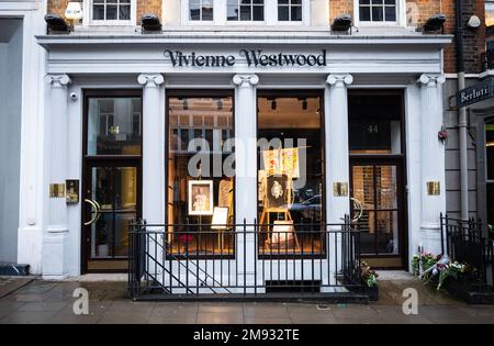 Extérieur de la boutique Vivienne Westwood, conduit Street Londres W1 Banque D'Images