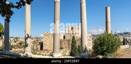 La plus ancienne ville du monde, Byblos, Liban Banque D'Images