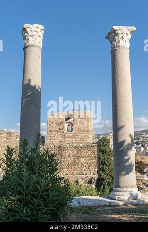 La plus ancienne ville du monde, Byblos, Liban Banque D'Images