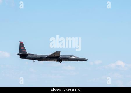 oshkosh, WISCONSIN - 27 juillet 2022 : un avion d'espionnage de U2 dragons volant à un spectacle aérien. Banque D'Images