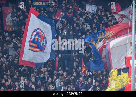 Gênes, Italie. 16th janvier 2023. Genoa de supporter pendant Gênes CFC vs Venezia FC, football italien série B match à Gênes, Italie, 16 janvier 2023 crédit: Agence de photo indépendante/Alamy Live News Banque D'Images