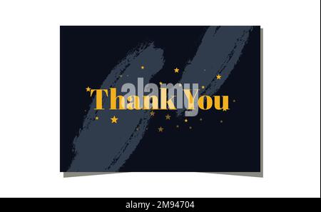 Le modèle de carte clignote en faisant un trait de pinceau et un élément en étoile de texture abstraite. Illustration de Vecteur