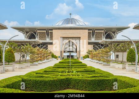 Masjid Tuanku Mizan Zainal Abidin, ville de Putrajaya, Malaisie Banque D'Images