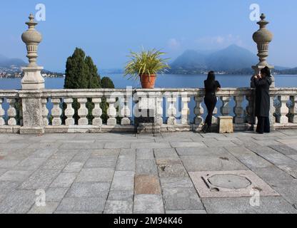 Isola Bella, Iles Borromées, Lac majeur, Italie Banque D'Images