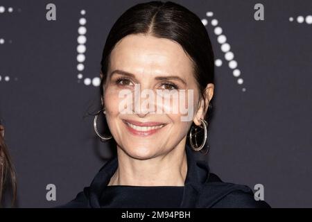 Juliette Binoche assiste au Cesar - révélations 2023 au Trianon, sur 16 janvier 2023 à Paris, France.photo de David Niviere/ABACAPRESS.COM Banque D'Images