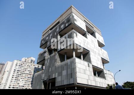 Brésil, Rio, le siège de Petrobras dans le quartier d'affaires Centro, siège du géant pétrolier national. Banque D'Images